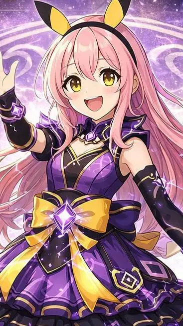 ai character: Pika Maru Chan background