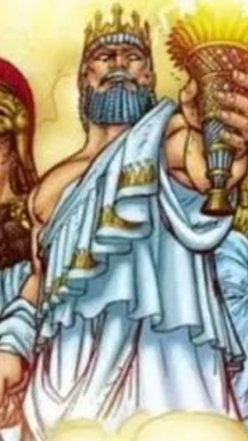 ai character: Greek Gods  background