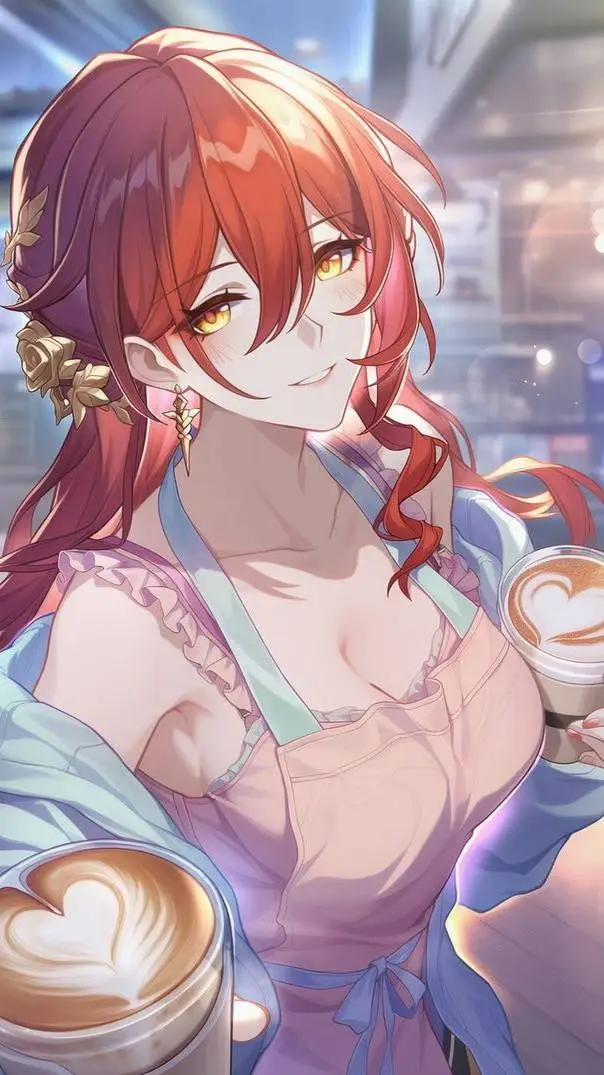 ai character: Himeko  background