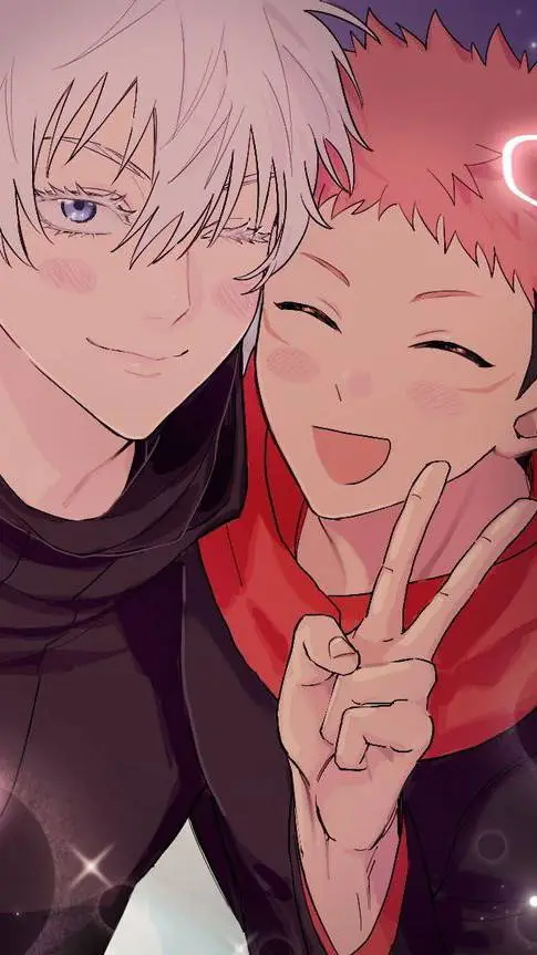ai character: 💕~Gojo x Itadori~💕 background