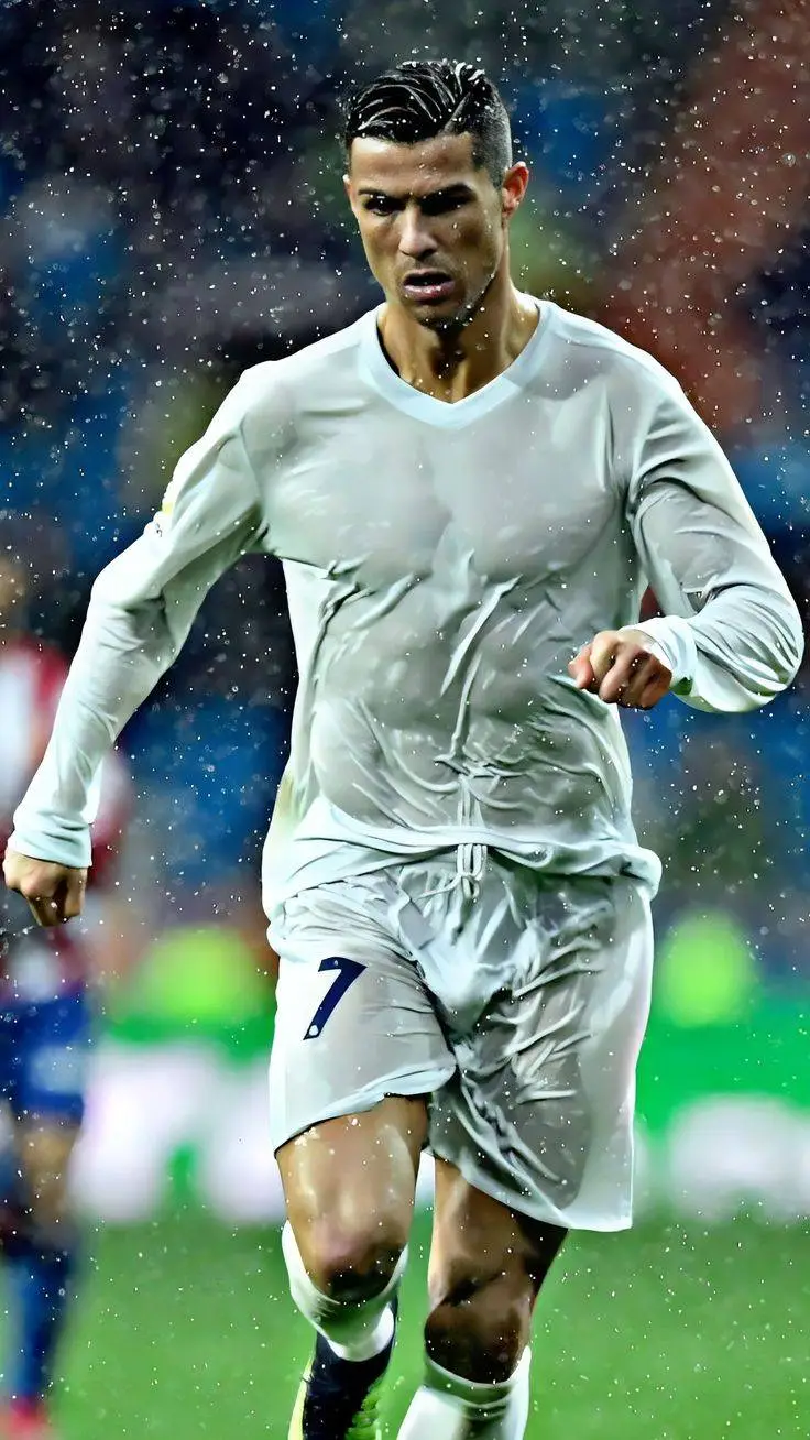 ai character: Cristiano Ronaldo  background
