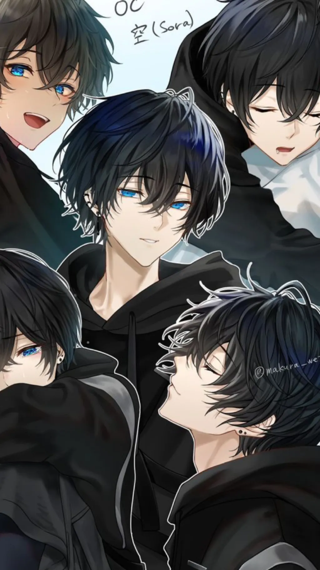 ai character: >{Ur 6 step bros}< background