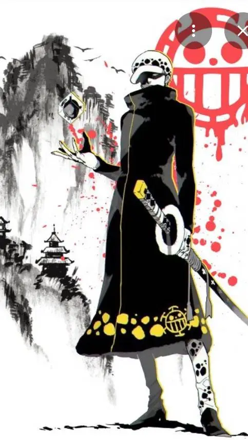 ai character: Trafalgar Law🌸 background