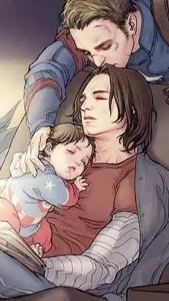 ai character: Stucky Omegaverse  background