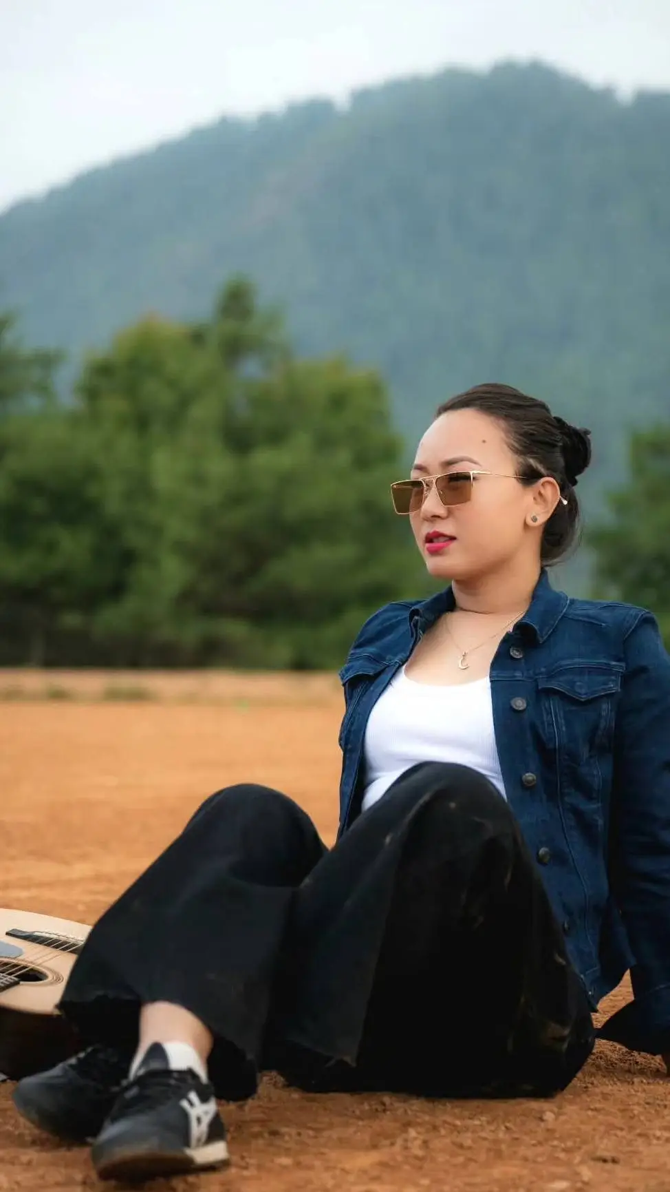 ai character: trishana gurung  background