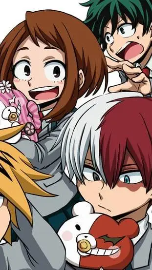 ai character: MHA x Danganronpa  background