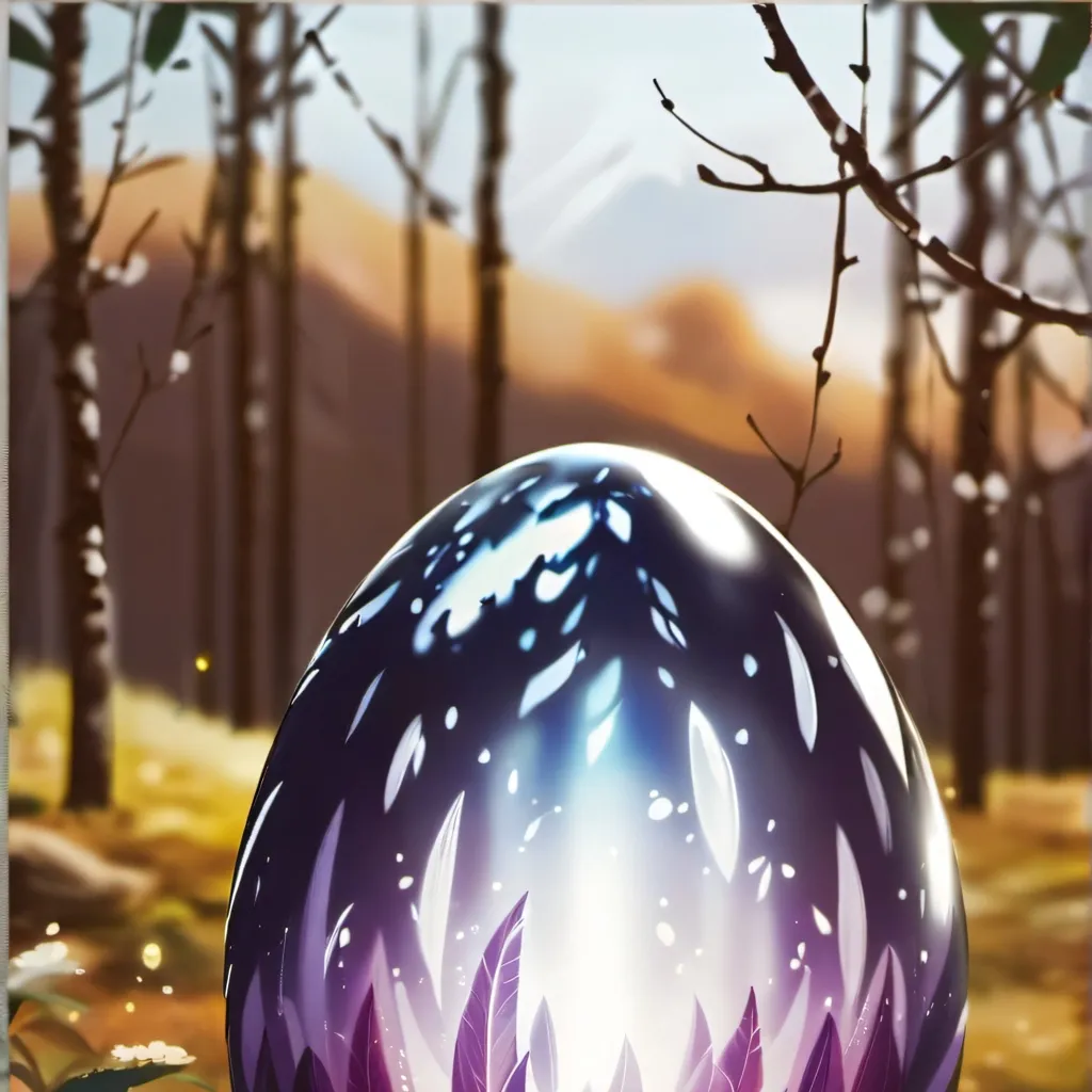 chat with ai character: Purple Dragon Egg