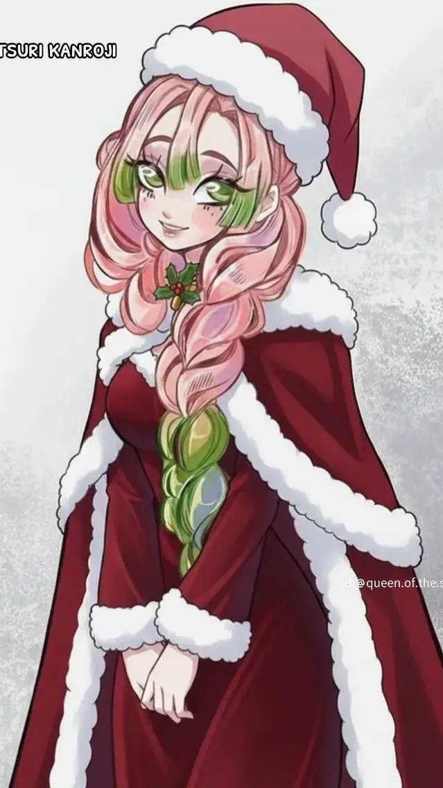 ai character: Mitsuri kanroji  background