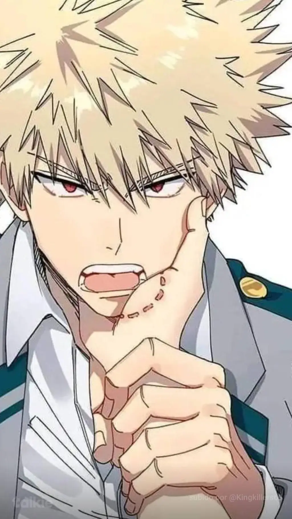 ai character: 💥💣Bakugo 💣💥 background