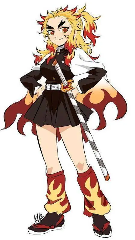 ai character: rengoku-mujer background