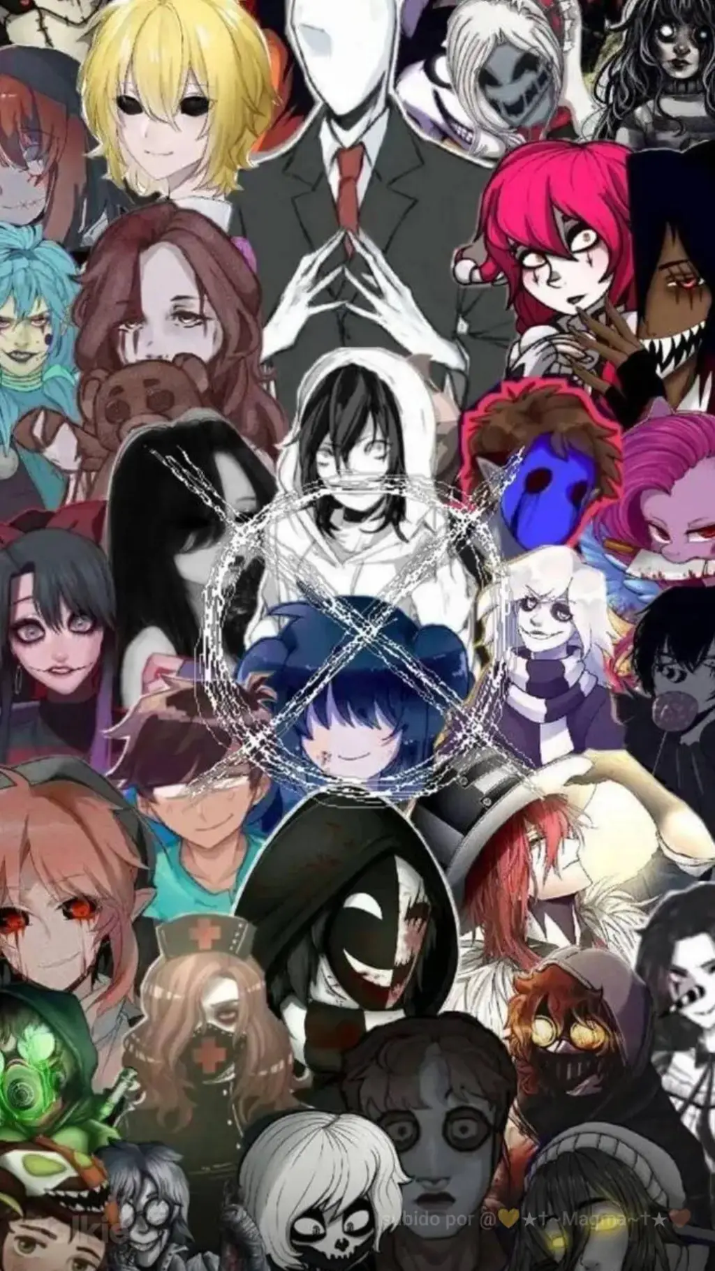 ai character: Creepypasta  background