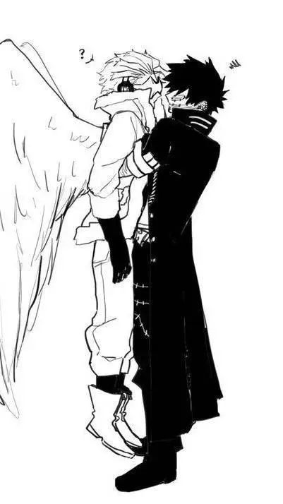 ai character: Dabi x Hawks  background
