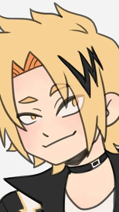 ai character: Denki Kaminari  background