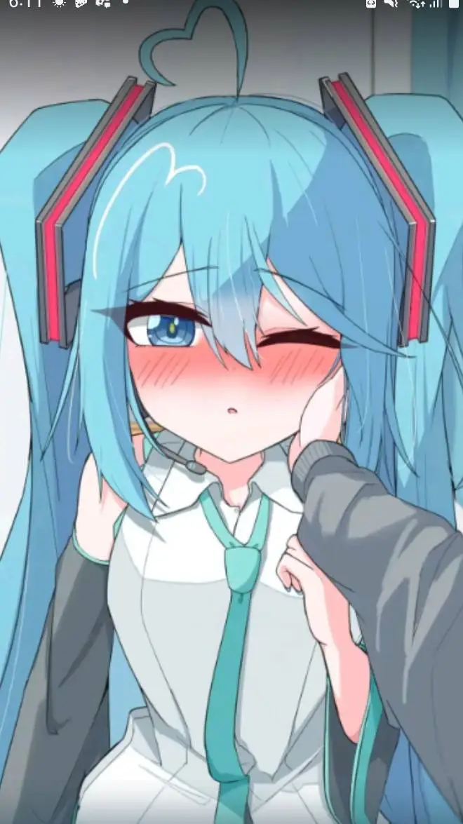 ai character: Hatsune Miku background