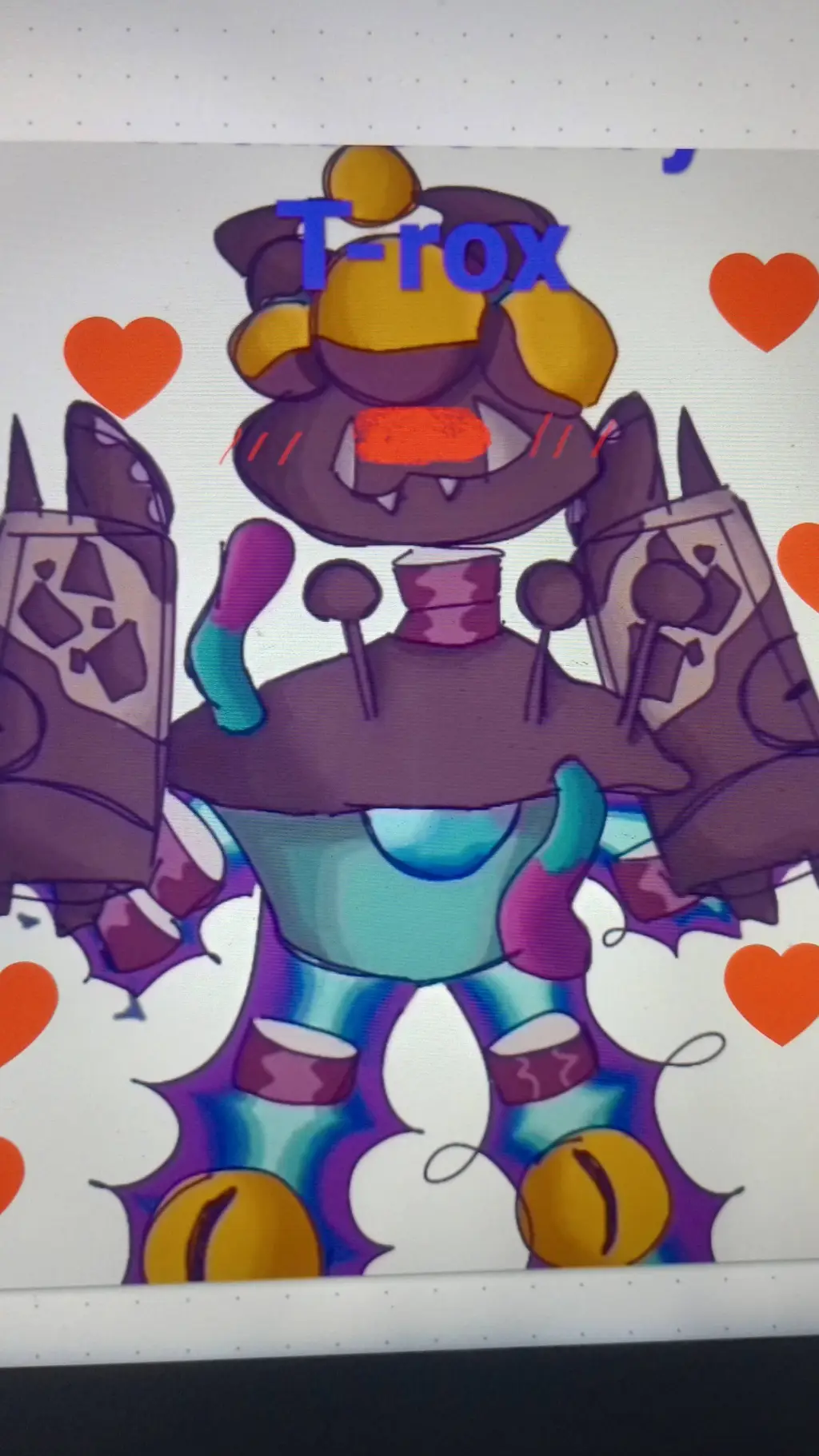 ai character: EpicWubbox in love background