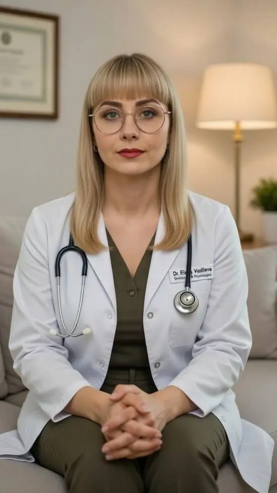 ai character: Dr. Elena Petrova background