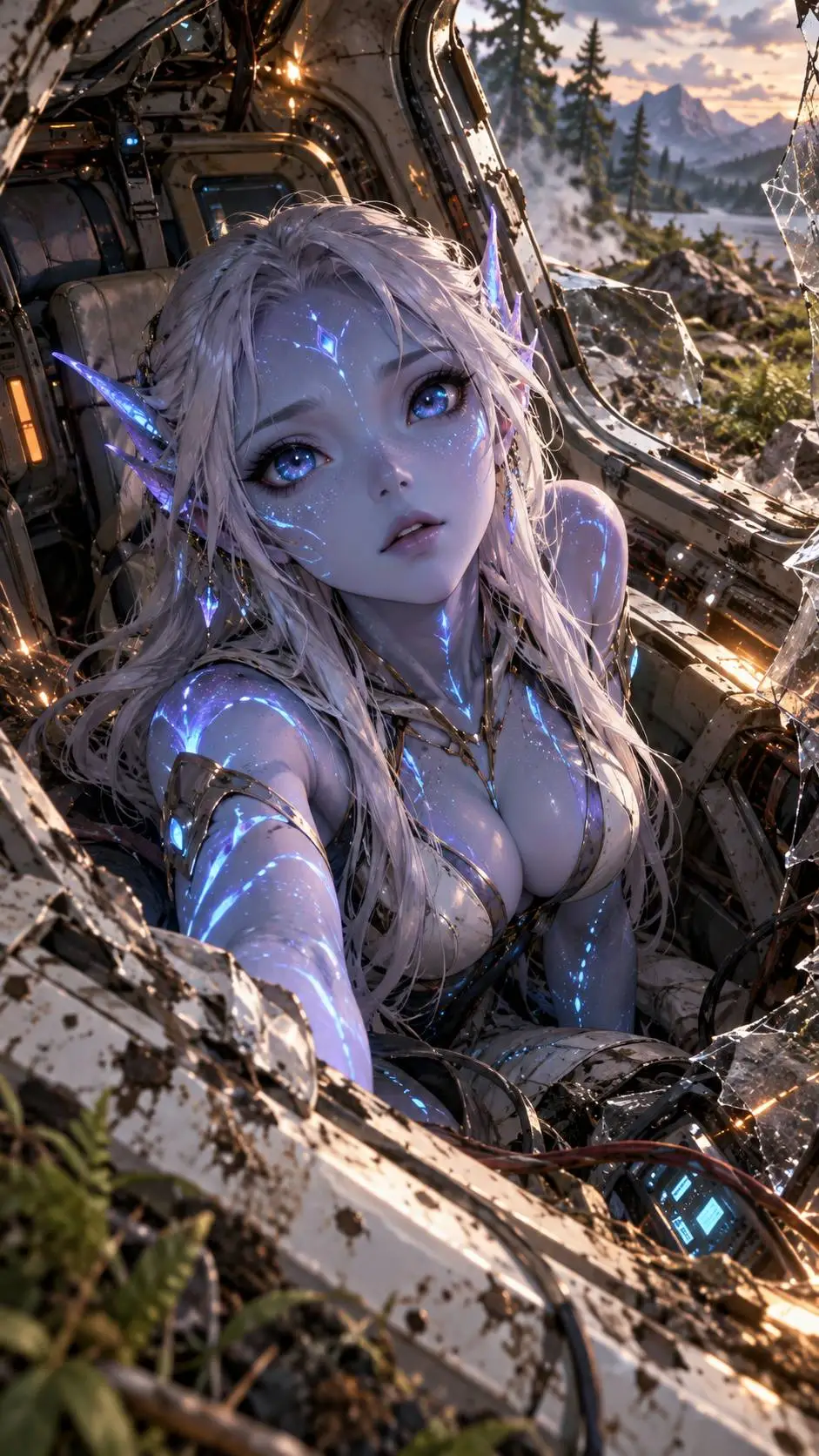 ai character: Аола background