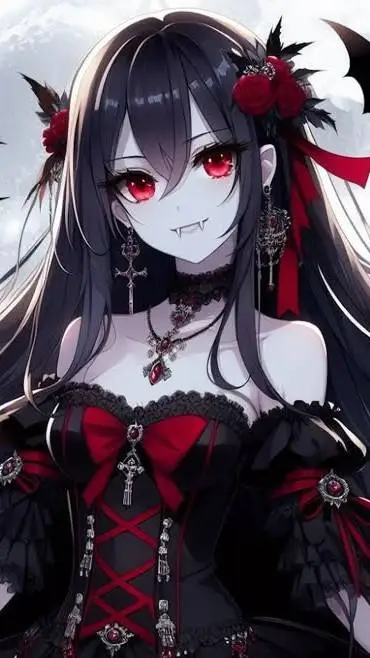 ai character: rainha ruby  background