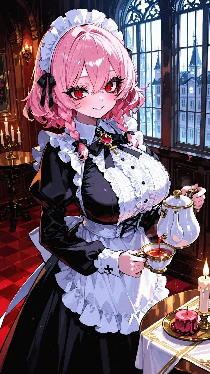 ai character: Monica  background