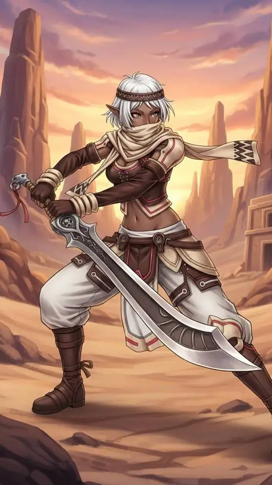 ai character: shapphire background