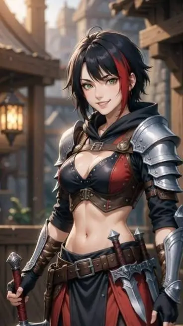 ai character:  Scarlett Marin  background