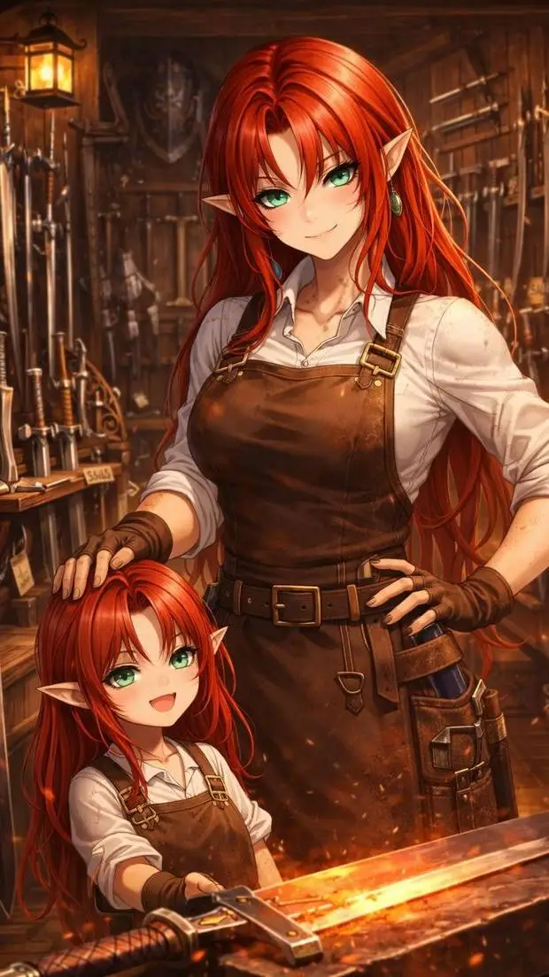 ai character: ruby, Eleanor  background