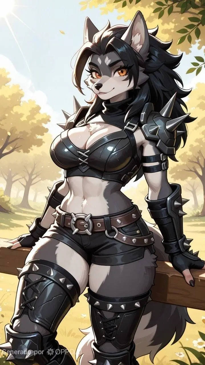 ai character: Lizzie  background