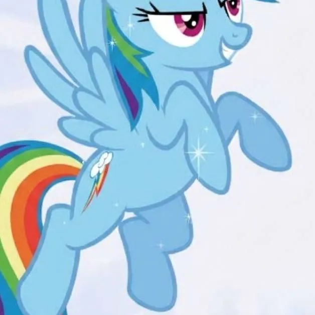 chat with ai character: Rainbow Dash 