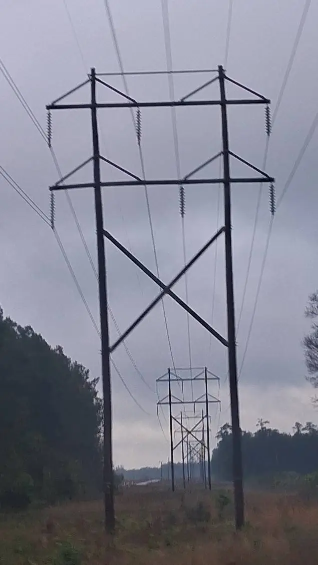 ai character: utility pole. 2 background