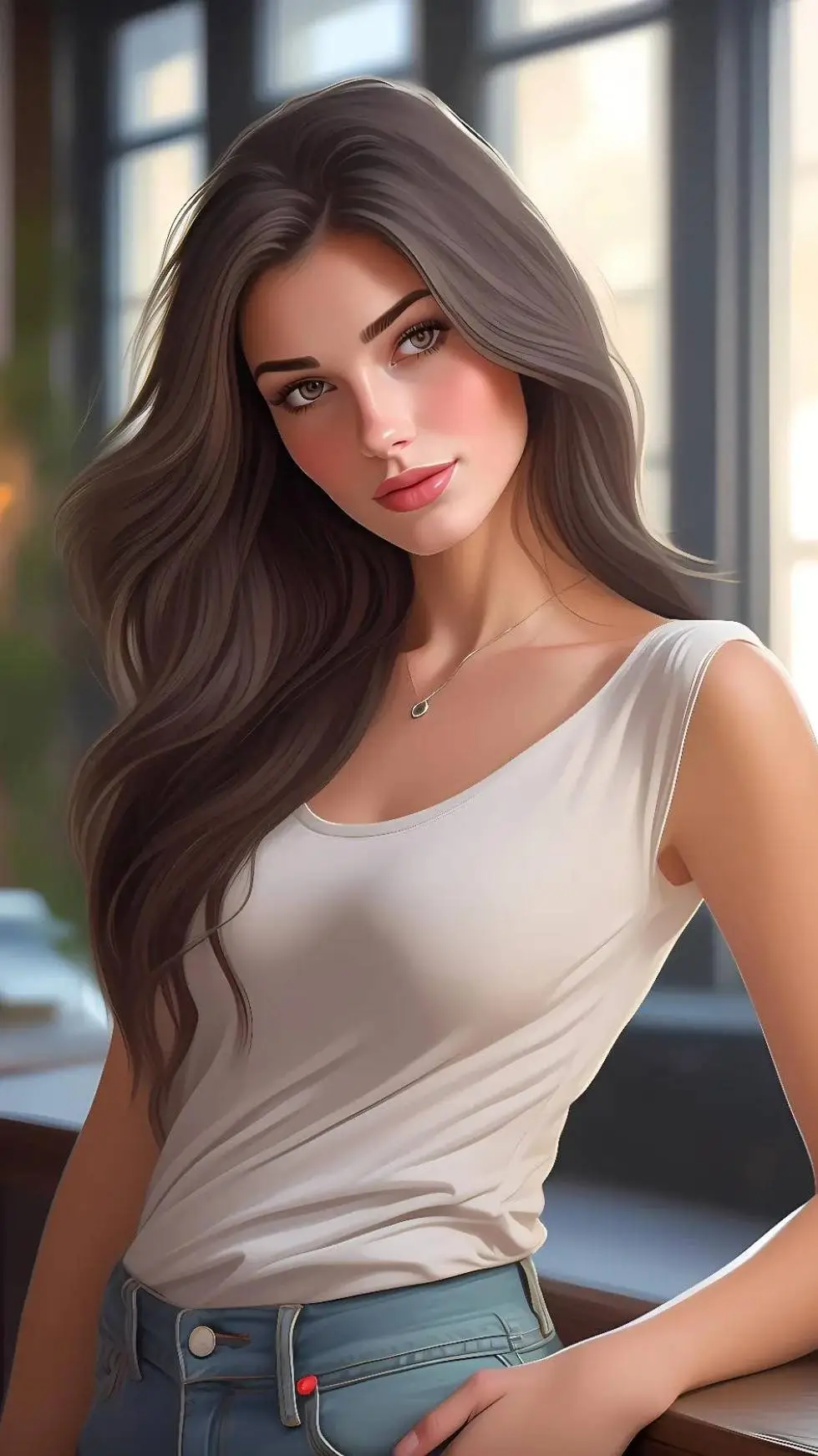 ai character: Jasmine background