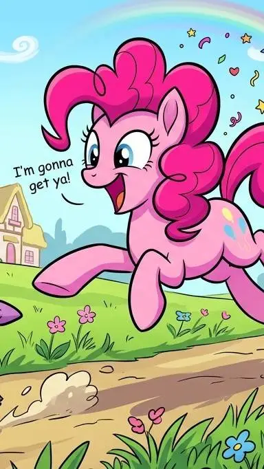 ai character: pinkie pie  background