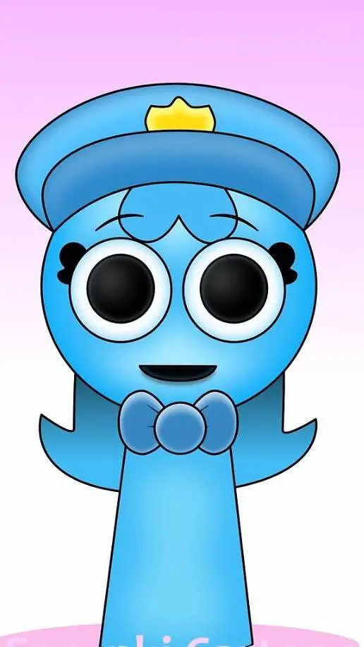 ai character: bluey  background