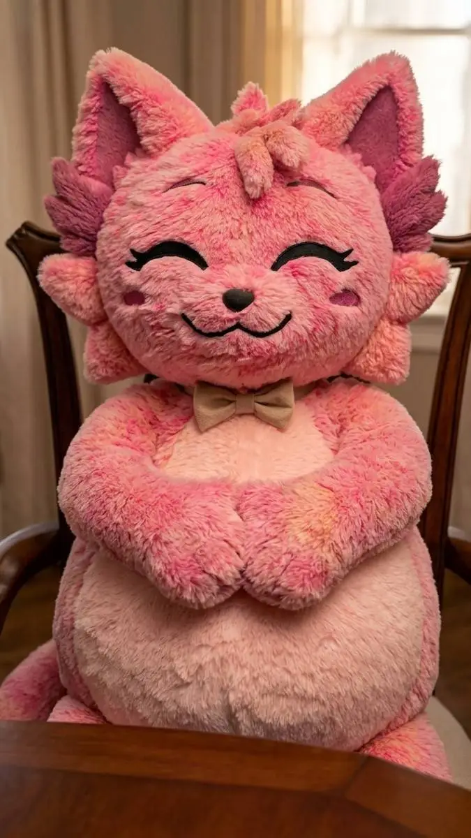 ai character: XXL londyn plush  background