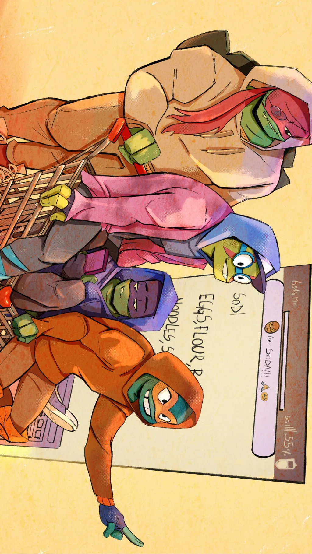 ai character: Raph quits?!  background