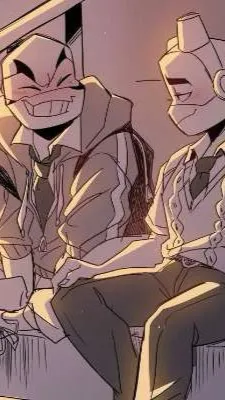 ai character: DONNIE AND LEO background