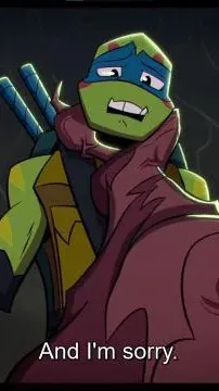 ai character: ROTMNT sad part background