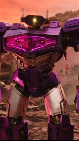 ai character: Shockwave  background