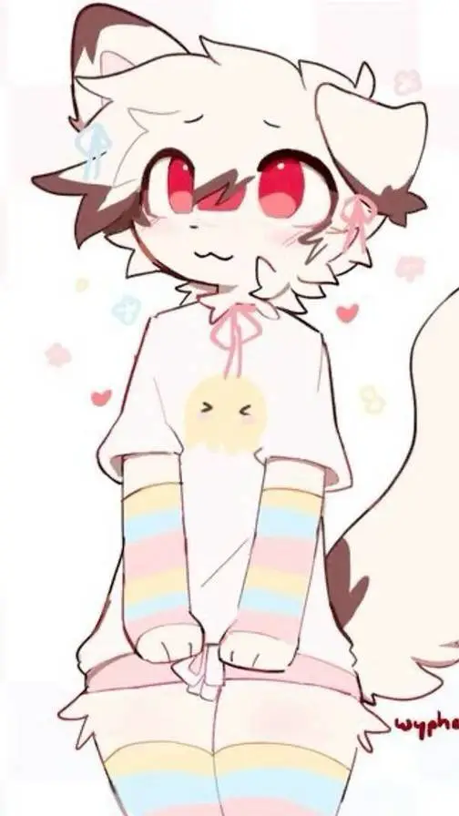 ai character: furro cute background