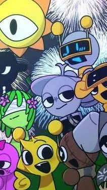 ai character: SPRUNKI PICK ME background