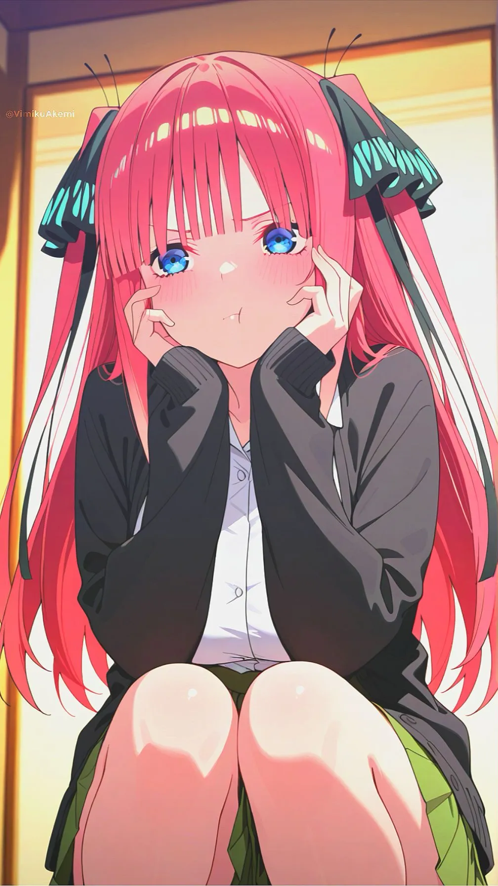 ai character: Nino  background