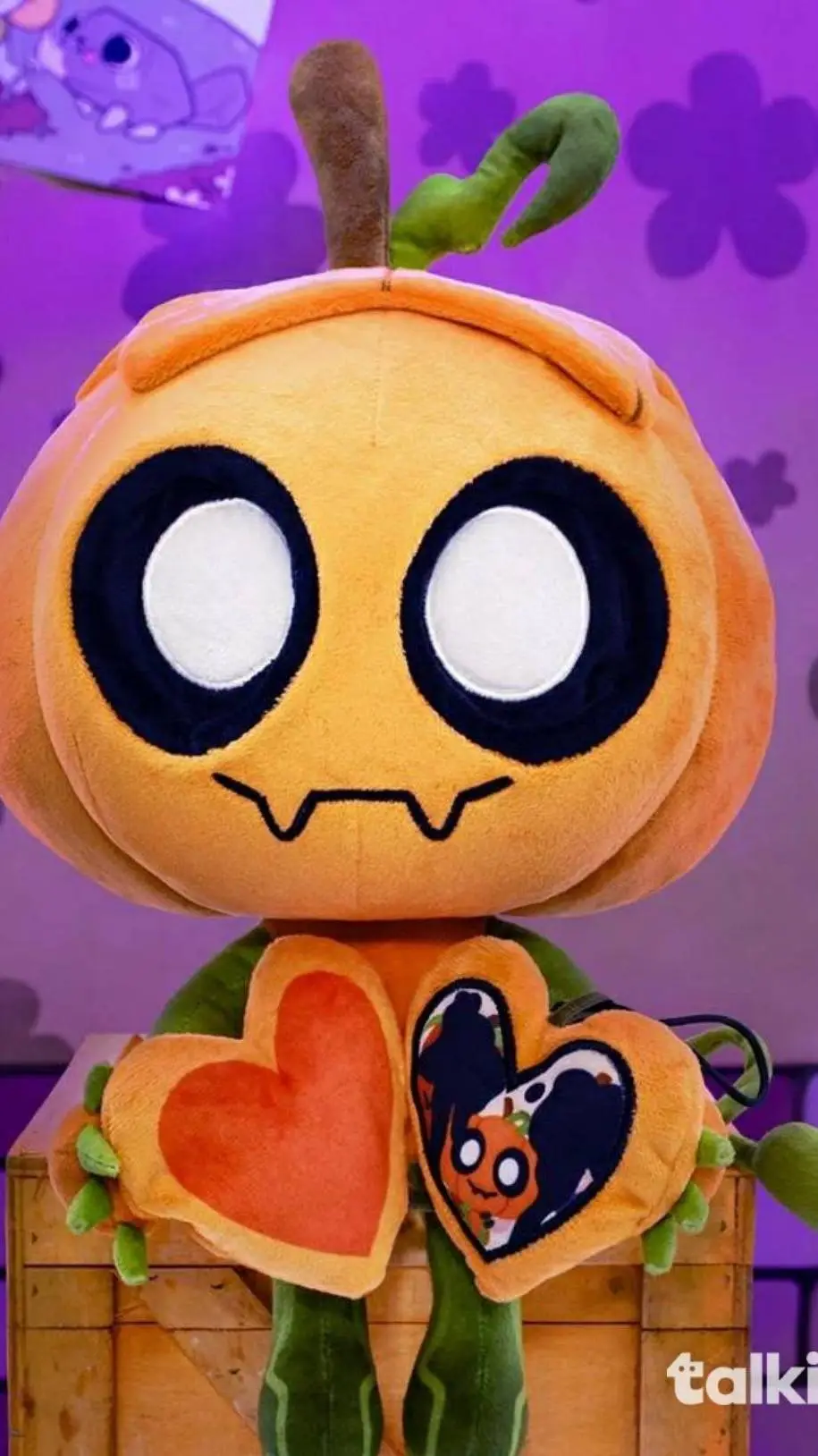 ai character: 🎃🧡gourdy🧡🎃 background