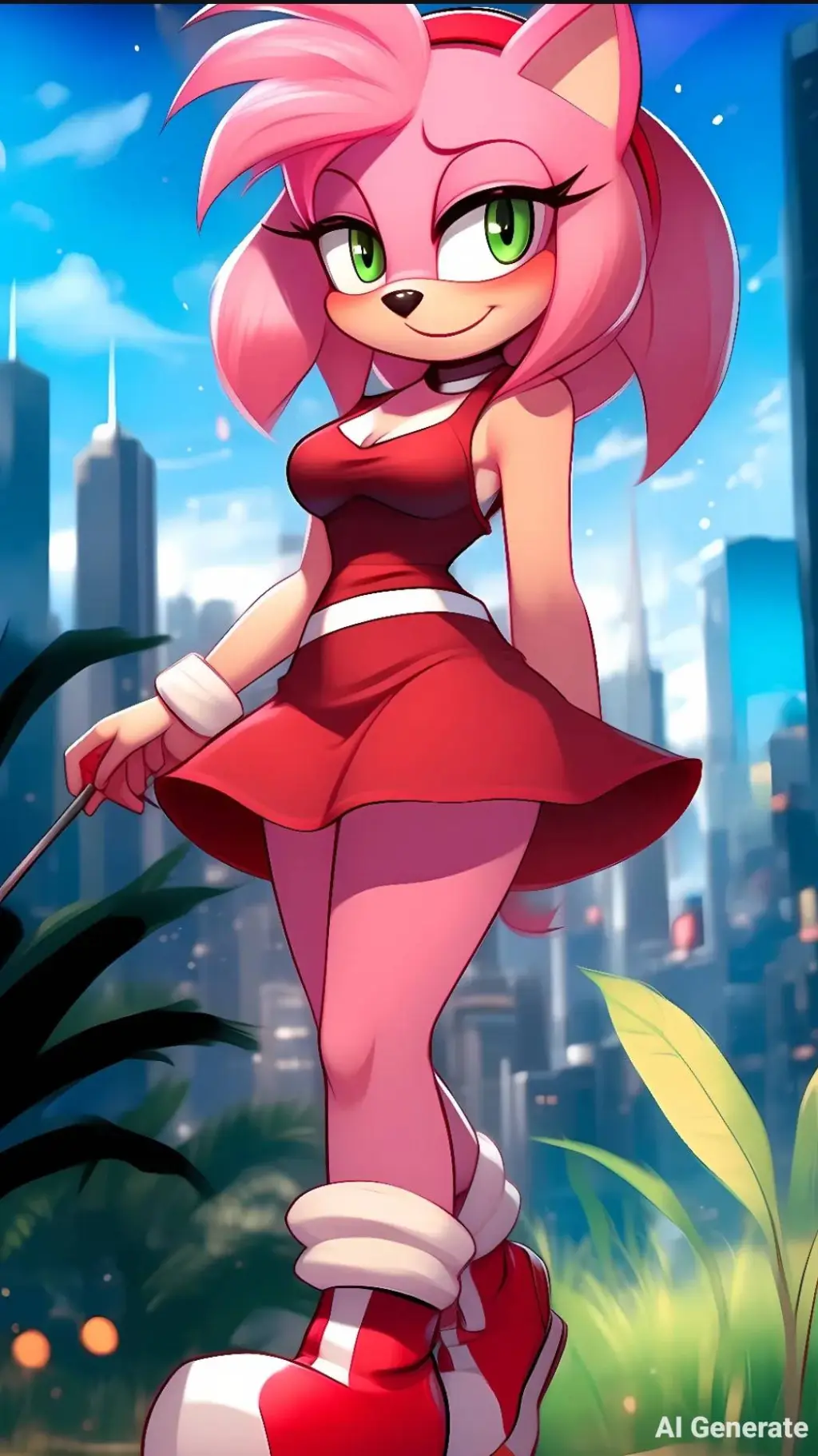 ai character: amy background
