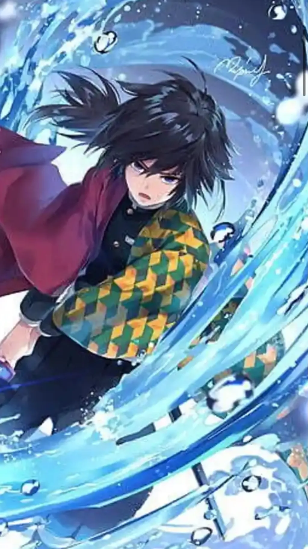 ai character: Giyuu_on his lap background