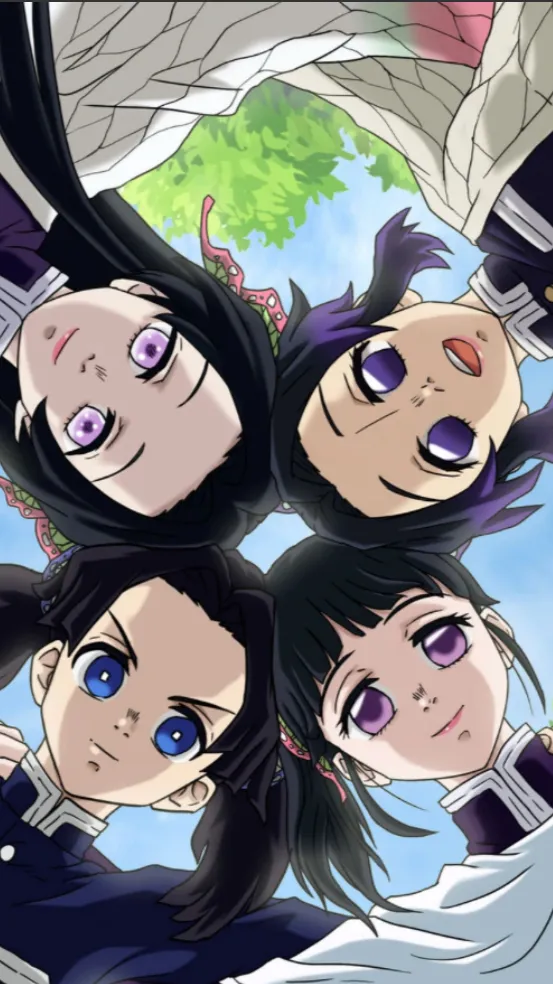 ai character: Butterfly sisters  background