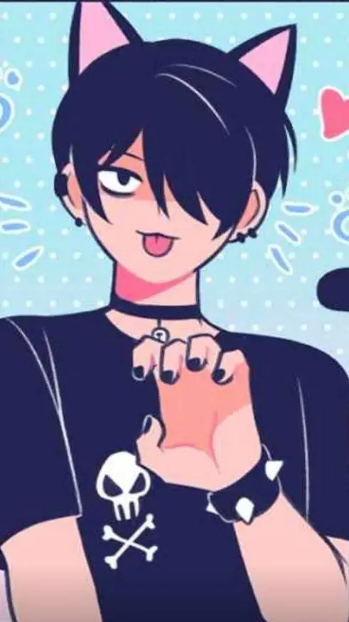 ai character: Emo boy background