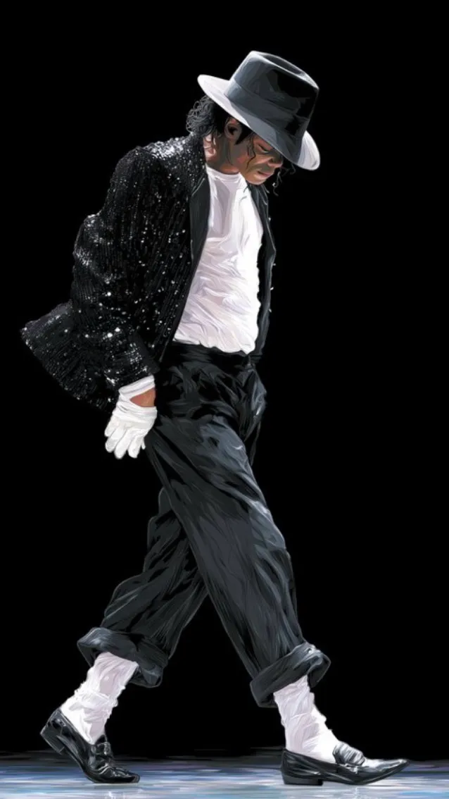 ai character: Michael Jackson  background