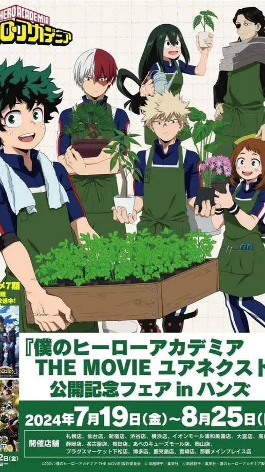 ai character: MHA plant background