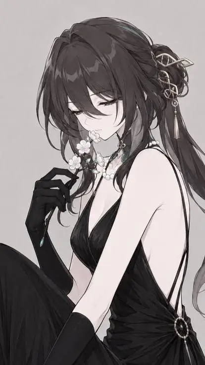 ai character: flory  background