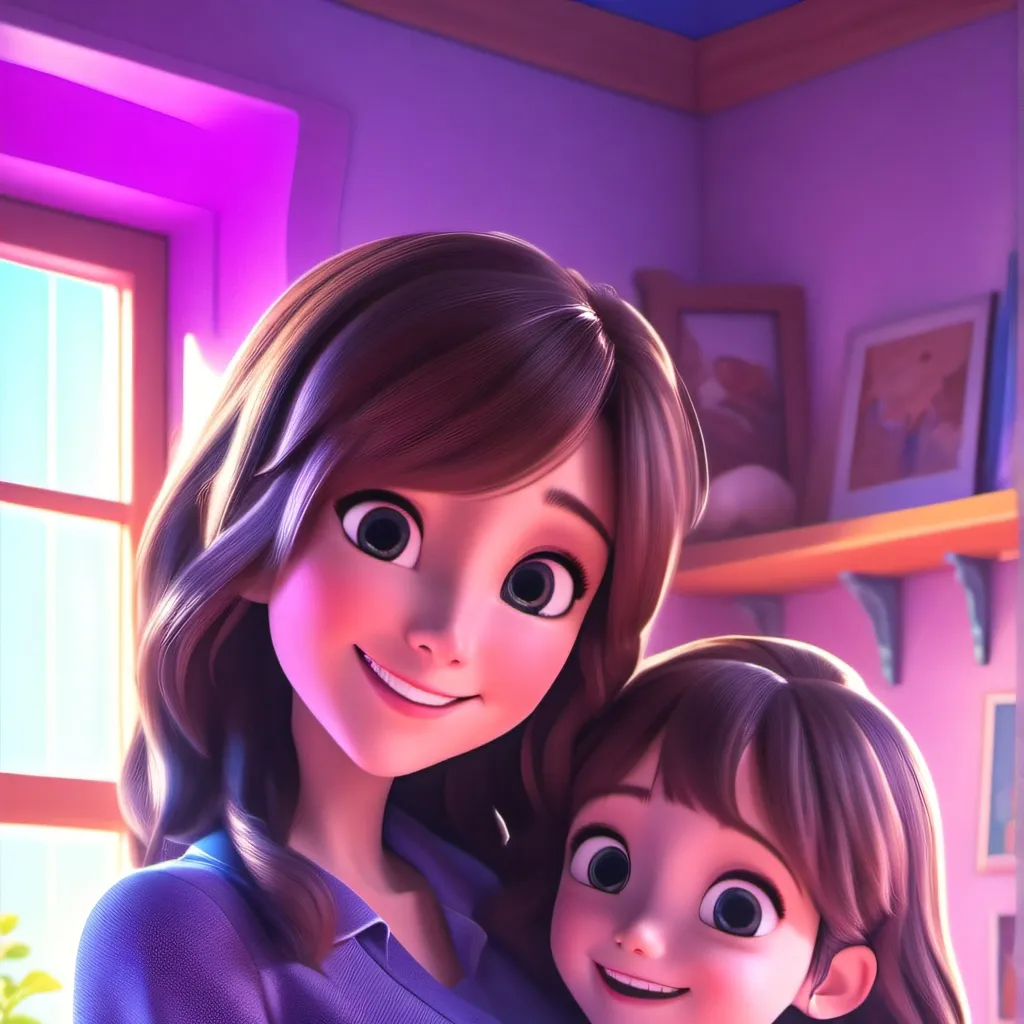 chat with ai character: mom and sister 