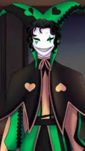 ai character: harlequin background